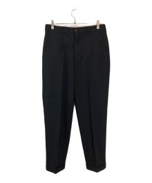 COMME des GARCONS HOMME PLUS（コムデギャルソンオムプリュス）の古着「ウールスラックス」｜ブラック
