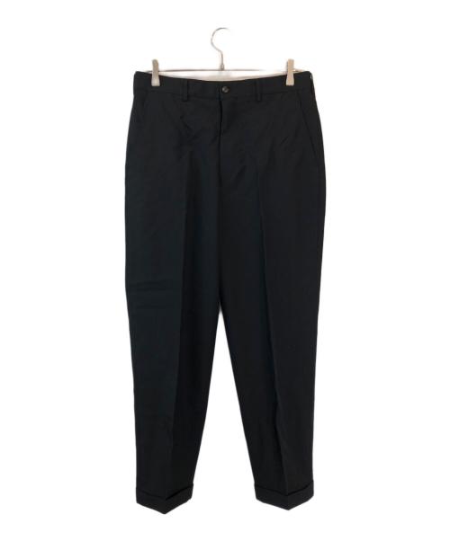 COMME des GARCONS HOMME PLUS（コムデギャルソンオムプリュス）COMME des GARCONS HOMME PLUS (コムデギャルソンオムプリュス) ウールスラックス ブラック サイズ:Lの古着・服飾アイテム