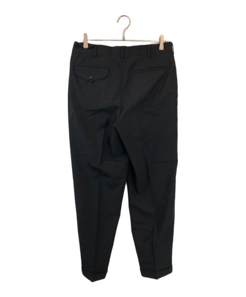 COMME des GARCONS HOMME PLUS（コムデギャルソンオムプリュス）COMME des GARCONS HOMME PLUS (コムデギャルソンオムプリュス) ウールスラックス ブラック サイズ:Lの古着・服飾アイテム