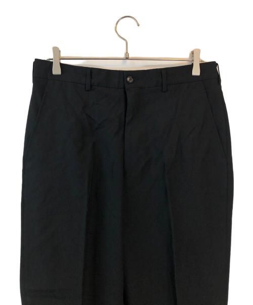 COMME des GARCONS HOMME PLUS（コムデギャルソンオムプリュス）COMME des GARCONS HOMME PLUS (コムデギャルソンオムプリュス) ウールスラックス ブラック サイズ:Lの古着・服飾アイテム