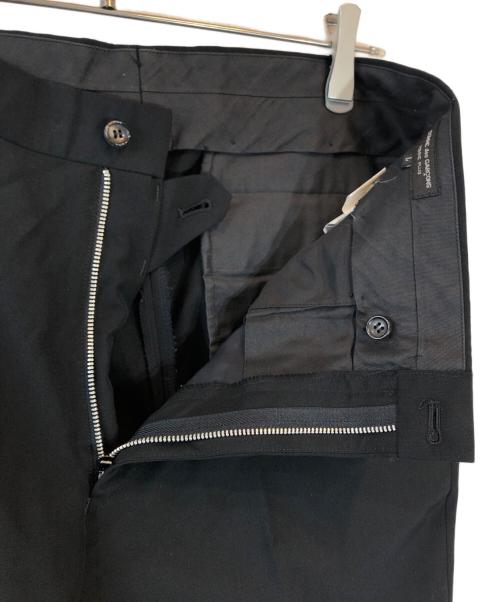 COMME des GARCONS HOMME PLUS（コムデギャルソンオムプリュス）COMME des GARCONS HOMME PLUS (コムデギャルソンオムプリュス) ウールスラックス ブラック サイズ:Lの古着・服飾アイテム