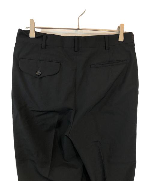 COMME des GARCONS HOMME PLUS（コムデギャルソンオムプリュス）COMME des GARCONS HOMME PLUS (コムデギャルソンオムプリュス) ウールスラックス ブラック サイズ:Lの古着・服飾アイテム