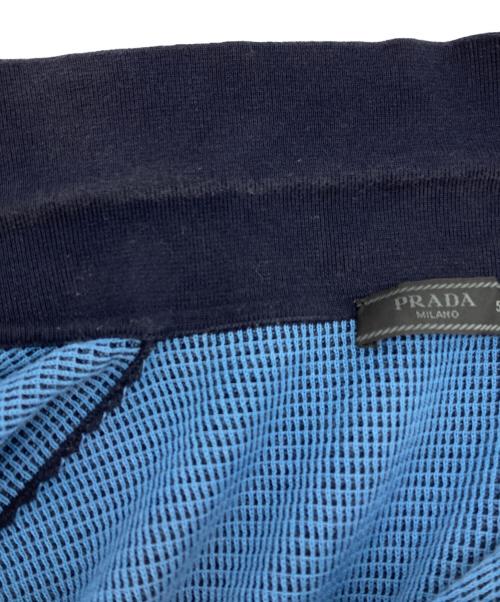 PRADA（プラダ）PRADA (プラダ) ポロシャツ ネイビー サイズ:Lの古着・服飾アイテム
