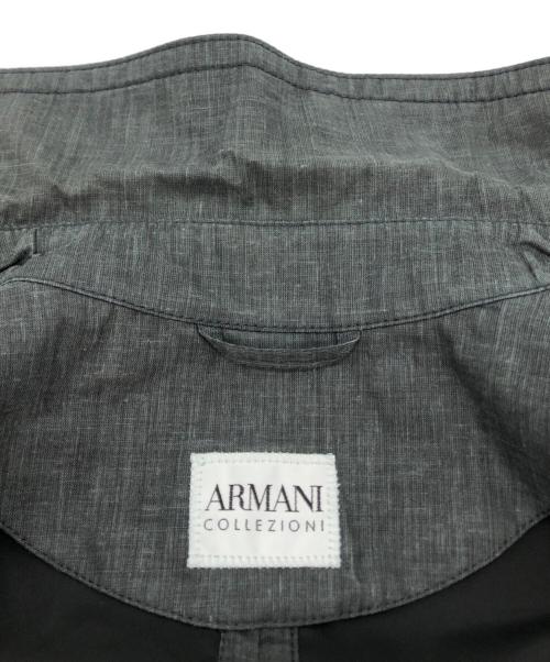 ARMANI COLLEZIONI（アルマーニ コレツィオーニ）ARMANI COLLEZIONI (アルマーニ コレツィオーニ) トレンチコート グレー サイズ:EU48の古着・服飾アイテム