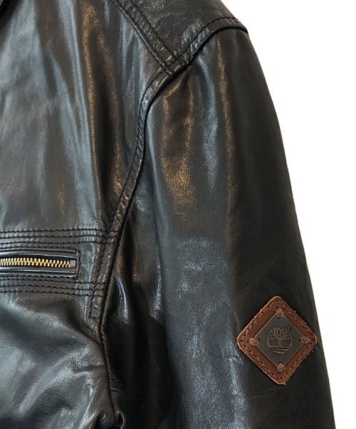 Timberland（ティンバーランド）Timberland (ティンバーランド) レザージャケット ブラック サイズ:Lの古着・服飾アイテム
