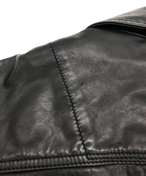 Timberland（ティンバーランド）Timberland (ティンバーランド) レザージャケット ブラック サイズ:Lの古着・服飾アイテム