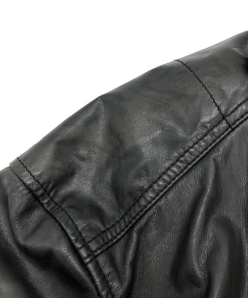 Timberland（ティンバーランド）Timberland (ティンバーランド) レザージャケット ブラック サイズ:Lの古着・服飾アイテム