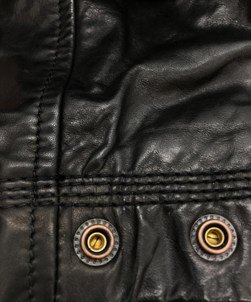 Timberland（ティンバーランド）Timberland (ティンバーランド) レザージャケット ブラック サイズ:Lの古着・服飾アイテム