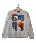 SUPREMEシュプリーム）の古着「Gonz Heads Crewneck」｜グレー