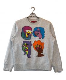 SUPREME（シュプリーム）の古着「Gonz Heads Crewneck」｜グレー