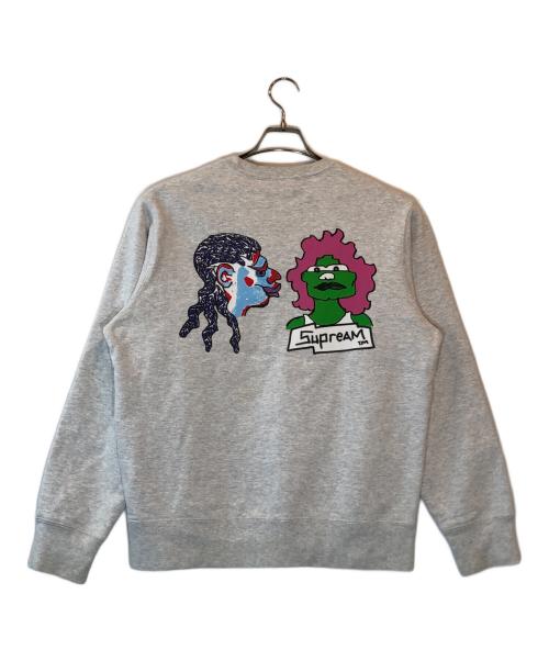 SUPREME（シュプリーム）SUPREME (シュプリーム) Gonz Heads Crewneck グレー サイズ:Mediumの古着・服飾アイテム