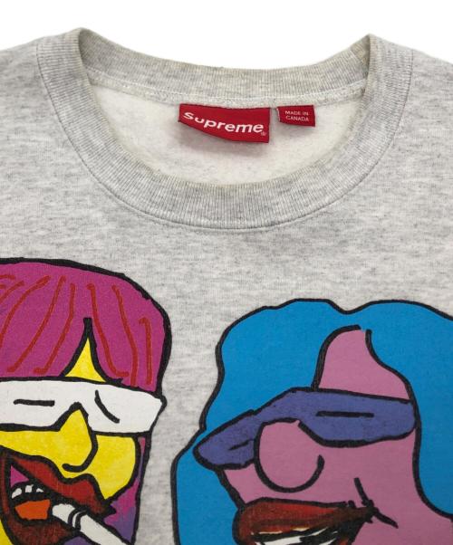 SUPREME（シュプリーム）SUPREME (シュプリーム) Gonz Heads Crewneck グレー サイズ:Mediumの古着・服飾アイテム