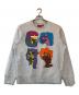 SUPREME（シュプリーム）の古着「Gonz Heads Crewneck」｜グレー