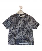 Jean Paul Gaultier hommeジャンポールゴルチェオム）の古着「柄カットソー」｜ネイビー