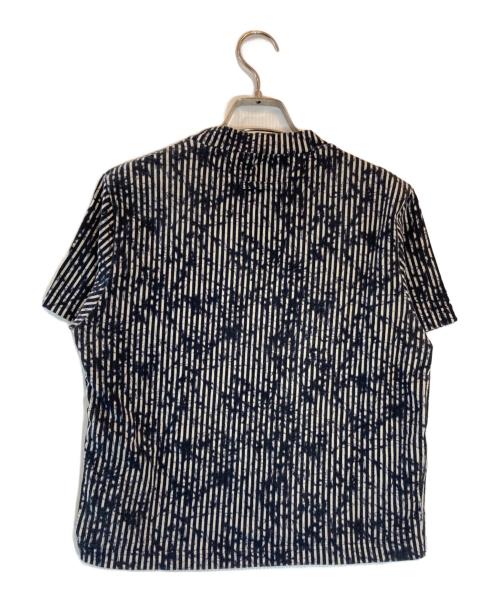 Jean Paul Gaultier homme（ジャンポールゴルチェオム）Jean Paul Gaultier homme (ジャンポールゴルチェオム) 柄カットソー ネイビー サイズ:48の古着・服飾アイテム