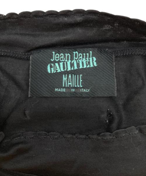 Jean Paul GAULTIER MAILLE（ジャンポールゴルチエ マイユ）Jean Paul GAULTIER MAILLE (ジャンポールゴルチエ マイユ) カットソー ブラック サイズ:48の古着・服飾アイテム