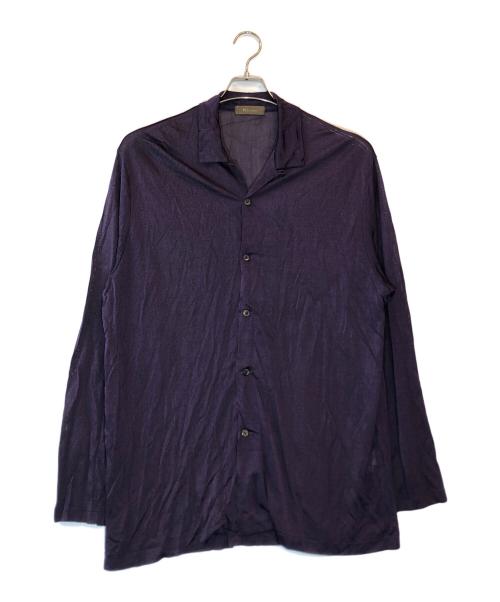 Y's for men（ワイズフォーメン）Y'S for men (ワイズフォーメン) レーヨンシャツ パープル サイズ:下記参照の古着・服飾アイテム