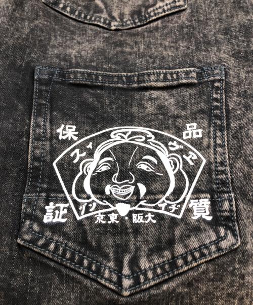EVISU（エヴィス）EVISU (エヴィス) デニムショーツ ブラック サイズ:31の古着・服飾アイテム