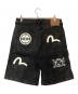 EVISU (エヴィス) デニムショーツ ブラック サイズ:31：15000円