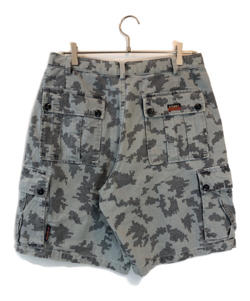 stussy（ステューシー）stussy (ステューシー) デジタルカモハーフカーゴパンツ オリーブ サイズ:32の古着・服飾アイテム