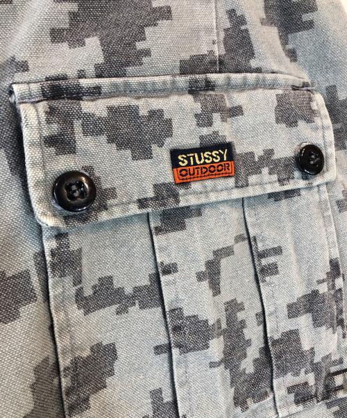 stussy（ステューシー）stussy (ステューシー) デジタルカモハーフカーゴパンツ オリーブ サイズ:32の古着・服飾アイテム