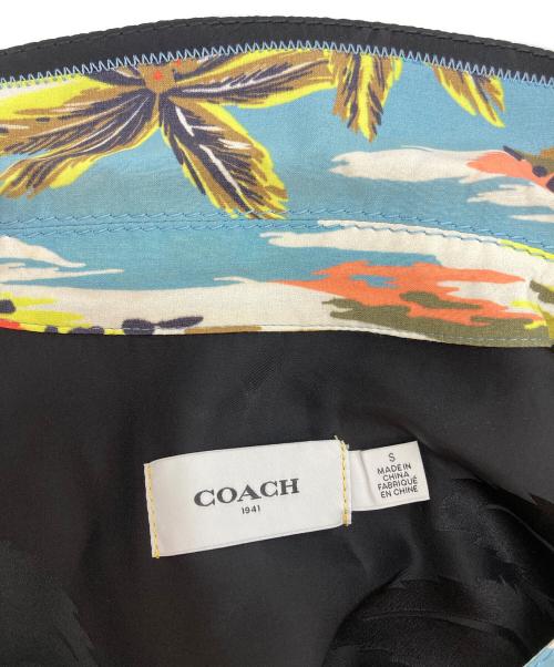 COACH（コーチ）COACH (コーチ) ハワイアン プリント ボーリングシャツ ブルー サイズ:Sの古着・服飾アイテム