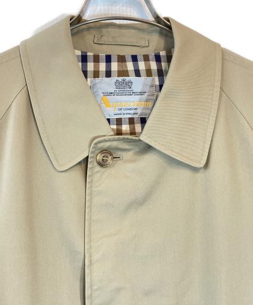 Aquascutum（アクアスキュータム）Aquascutum (アクアスキュータム) ステンカラーコート ベージュ サイズ:Mの古着・服飾アイテム