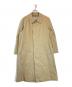 Aquascutum（アクアスキュータム）の古着「ステンカラーコート」｜ベージュ