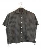 is-nessイズネス）の古着「BALLOON WIDE SHIRT」｜グレー