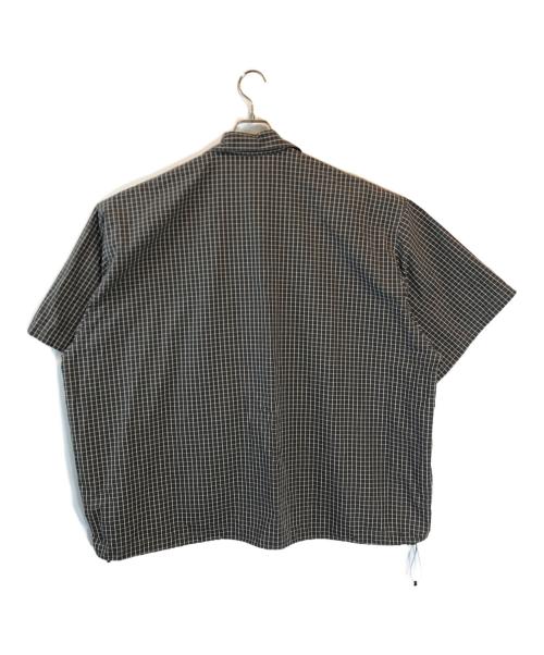 is-ness（イズネス）is-ness (イズネス) BALLOON WIDE SHIRT グレー サイズ:Lの古着・服飾アイテム