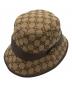 GUCCI（グッチ）の古着「GGキャンバス バケットハット」｜ブラウン