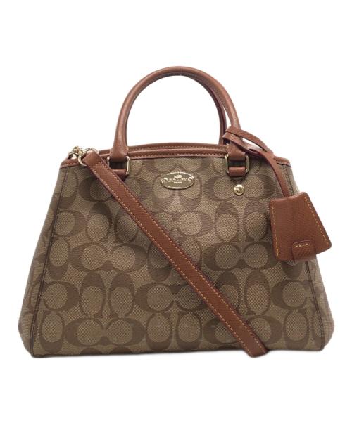 COACH（コーチ）COACH (コーチ) 2WAYバッグ ブラウンの古着・服飾アイテム