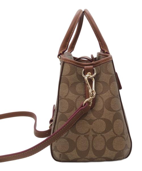 COACH（コーチ）COACH (コーチ) 2WAYバッグ ブラウンの古着・服飾アイテム