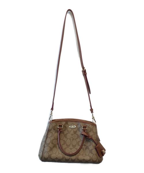COACH（コーチ）COACH (コーチ) 2WAYバッグ ブラウンの古着・服飾アイテム