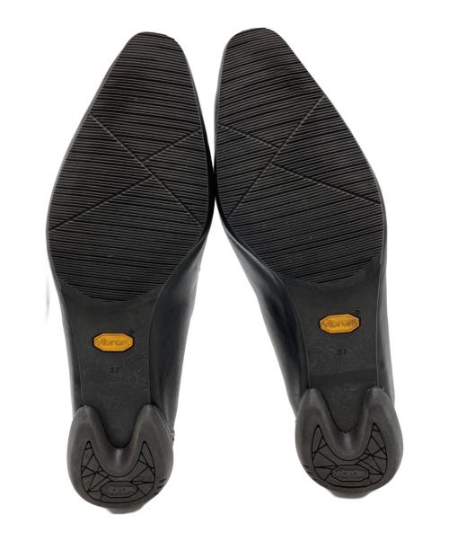 SHISEI（シセイ）SHISEI (シセイ) MM CHISEL TOE SLIPON ブラック サイズ:37の古着・服飾アイテム