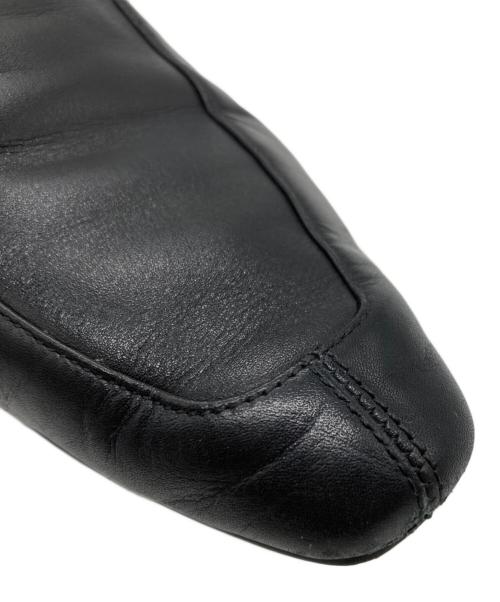 SHISEI（シセイ）SHISEI (シセイ) MM CHISEL TOE SLIPON ブラック サイズ:37の古着・服飾アイテム