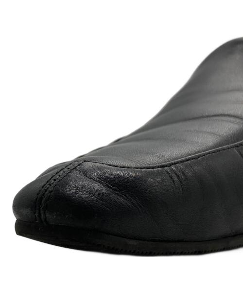 SHISEI（シセイ）SHISEI (シセイ) MM CHISEL TOE SLIPON ブラック サイズ:37の古着・服飾アイテム