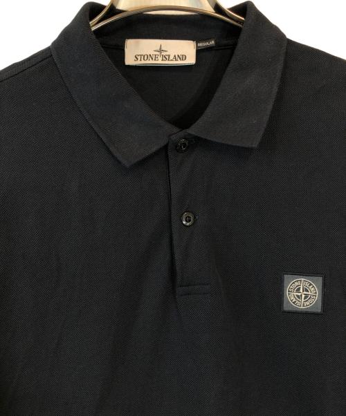 STONE ISLAND（ストーンアイランド）STONE ISLAND (ストーンアイランド) コットン鹿の子S/Sポロ ネイビー サイズ:SIZE XXLの古着・服飾アイテム
