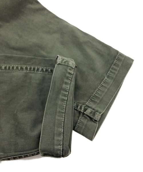 STONE ISLAND（ストーンアイランド）STONE ISLAND (ストーンアイランド) ガーメントダイコットンストレッチテーパードカーゴパンツ カーキ サイズ:W29の古着・服飾アイテム