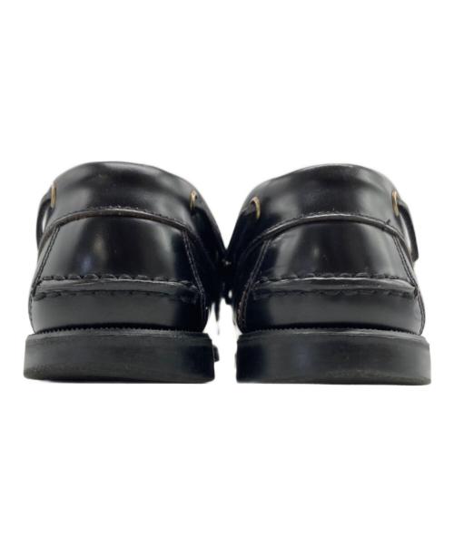 PARABOOT（パラブーツ）PARABOOT (パラブーツ) デッキシューズ ブラック サイズ:6.5の古着・服飾アイテム