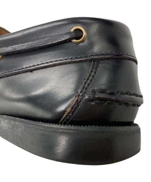 PARABOOT（パラブーツ）PARABOOT (パラブーツ) デッキシューズ ブラック サイズ:6.5の古着・服飾アイテム