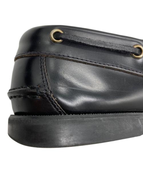 PARABOOT（パラブーツ）PARABOOT (パラブーツ) デッキシューズ ブラック サイズ:6.5の古着・服飾アイテム