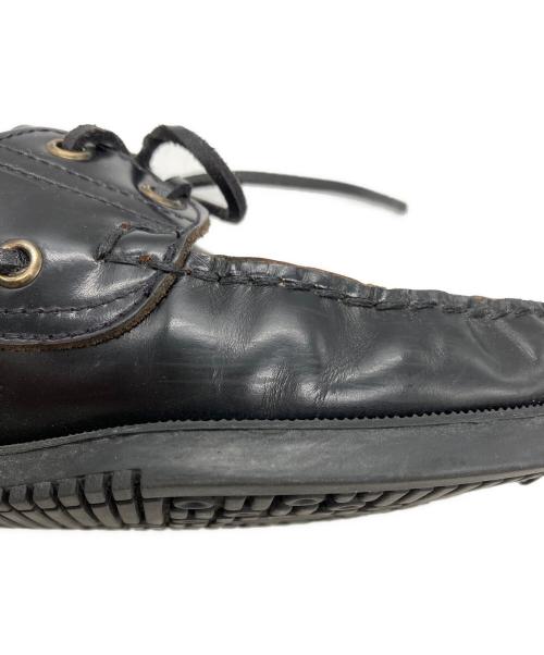 PARABOOT（パラブーツ）PARABOOT (パラブーツ) デッキシューズ ブラック サイズ:6.5の古着・服飾アイテム