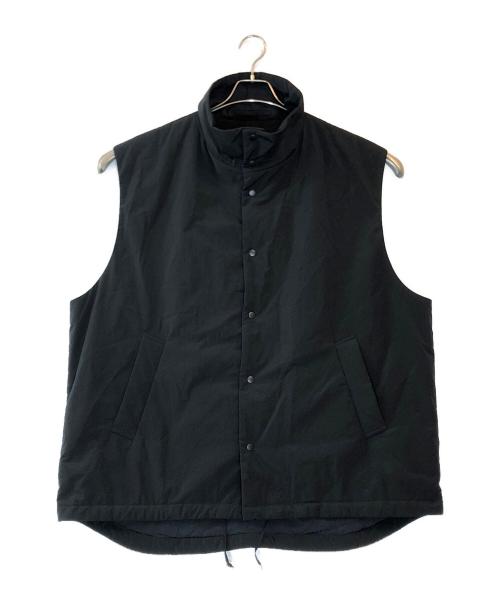 ATON（エイトン）ATON (エイトン) リサイクルウールパテッドベスト ブラック サイズ:06の古着・服飾アイテム