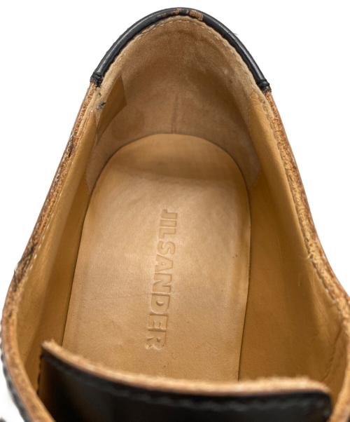 JIL SANDER（ジルサンダー）JIL SANDER (ジルサンダー) プレーントゥ―シューズ ブラック サイズ:43 1/2の古着・服飾アイテム