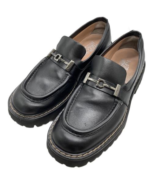 Salvatore Ferragamo（サルヴァトーレ フェラガモ）Salvatore Ferragamo (サルヴァトーレ フェラガモ) IGNAZIOビットローファー ブラック サイズ:10の古着・服飾アイテム