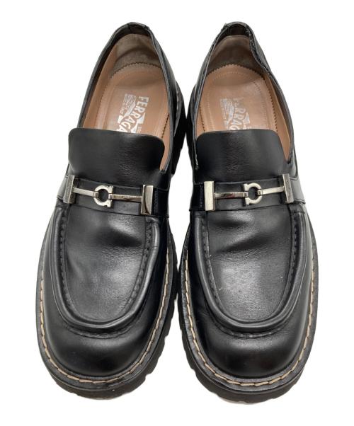 Salvatore Ferragamo（サルヴァトーレ フェラガモ）Salvatore Ferragamo (サルヴァトーレ フェラガモ) IGNAZIOビットローファー ブラック サイズ:10の古着・服飾アイテム