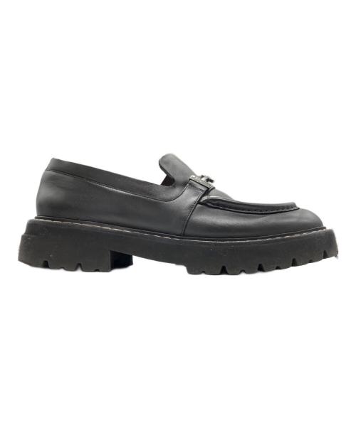 Salvatore Ferragamo（サルヴァトーレ フェラガモ）Salvatore Ferragamo (サルヴァトーレ フェラガモ) IGNAZIOビットローファー ブラック サイズ:10の古着・服飾アイテム