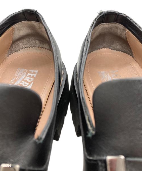 Salvatore Ferragamo（サルヴァトーレ フェラガモ）Salvatore Ferragamo (サルヴァトーレ フェラガモ) IGNAZIOビットローファー ブラック サイズ:10の古着・服飾アイテム