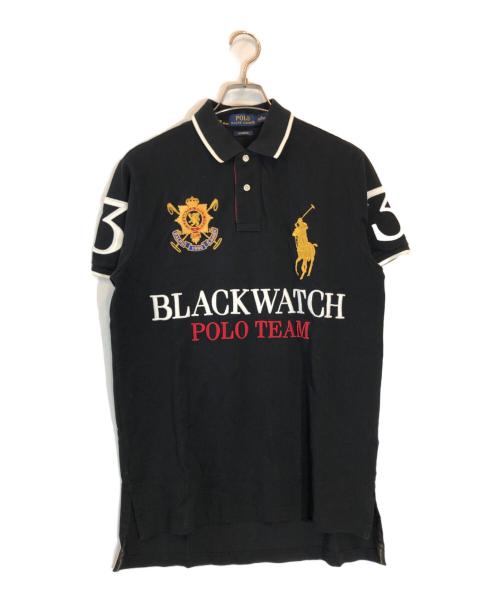 POLO RALPH LAUREN（ポロ・ラルフローレン）POLO RALPH LAUREN (ポロ・ラルフローレン) BIGポニーSWAGポロシャツ ブラック サイズ:Mの古着・服飾アイテム